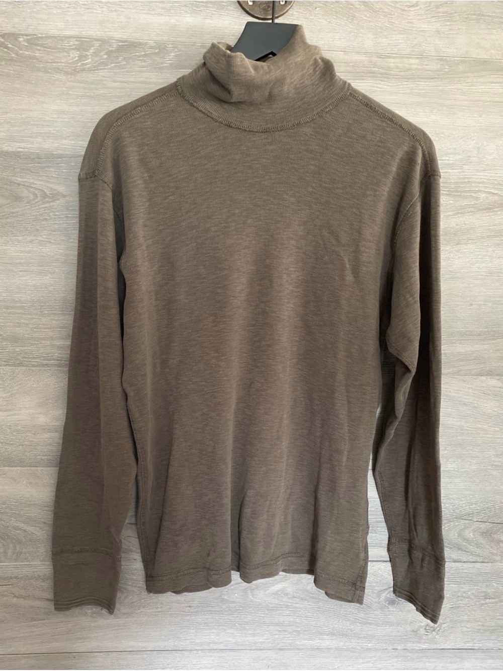 Buck Mason Cotton Service Rib Turtleneck